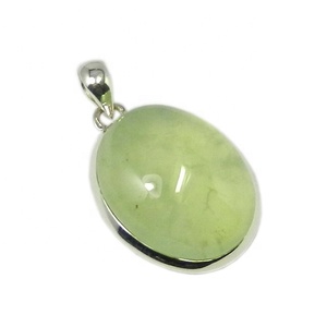 Top Fashion 925 Sterling Silver Prehnite Gemstone Pendentif Belle Vintage Style Fine Jewelry Rhodium Direct Jewelry Fournisseur - Product Image 1