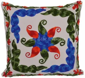 Uzuzbek — housse de coussin brodée, taie d'oreiller décorative, vente en gros