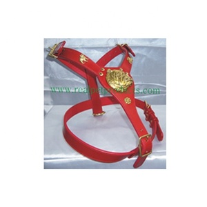 Arnés de cuero premium para bulldog, accesorios para perros duraderos y elegantes, arnés de cuero para perros. - Product Image 1