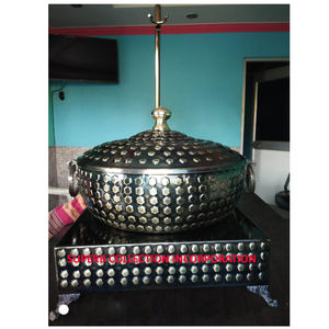 Handmade Copper Antiqui Vintage <b>Chafing</b> Dishes 8L Capacity Stainless Steel Material <b>Fuel</b> Heating-on Hot Sale! - Product Image 5