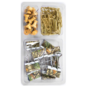 Livolo — pinces à linge pour lieuse de papier, série âge Bronze, école le plus populaire de Taiwan, épingles dans le plateau de rangement, ensemble de papeterie - Product Image 5