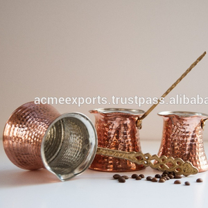 Wholesale Copper Handicrafts Turkish <b>Coffee</b> Making Pot - Product Image 2