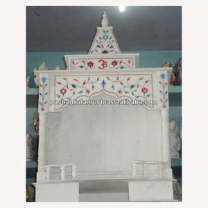 Excelente Templo de Mármol con Incrustaciones de Flores de Piedra de Mármol - Product Image 1