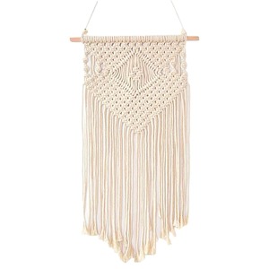 Cuerda de macramé de algodón grande ecológica hecha a mano, decoración para el hogar, decoración colgante de pared de la India, accesorios artesanales - Product Image 6