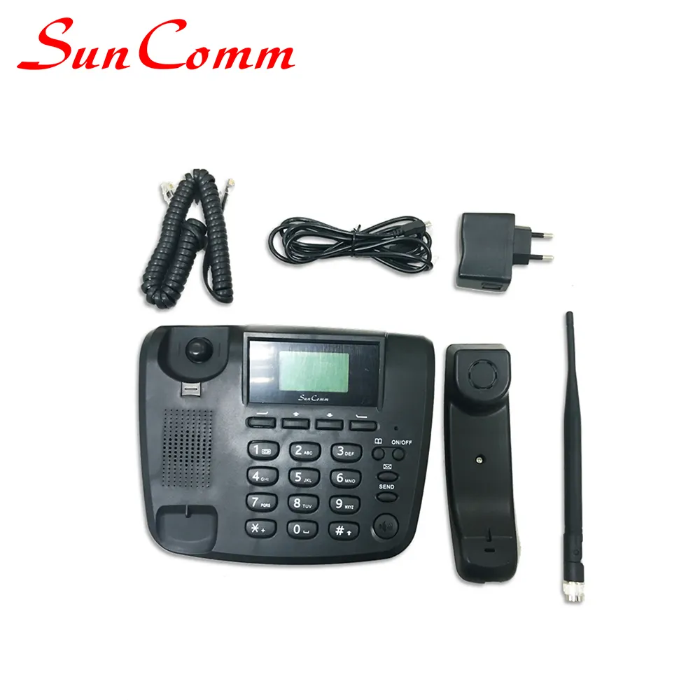 منخفضة التكلفة هاتف لاسلكي SC-9010-GP2 GSM هاتف لاسلكي ثابت سطح المكتب هاتف منزلي