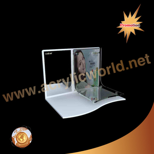 โปร่งใสข้นอะคริลิแสดงผลเครื่องสำอางเคาน์เตอร์แสดงเครื่องสำอาง - Product Image 3