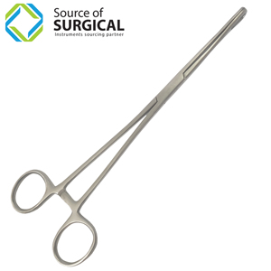 Fórceps de sujeción de esponja recta y curvada Ramplay Fórceps de vendaje de acero inoxidable para procedimientos médicos - Product Image 2