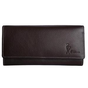 Portefeuille en cuir marron de qualité supérieure avec protection RFID pour femmes, porte-cartes sécurisé pour les voyages et l'usage quotidien, disponible à la vente - Product Image 6