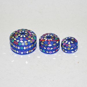 <b>Mirror</b> Working <b>Beaded</b> Trinket Box Working Indian Trinket Box - Product Image 2
