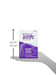 Dentsply <b>Retainer</b> Brite 96 <b>Tablets</b> 3 Months Supply Teeth Oral Care <b>Cleaning</b> <b>Tablets</b> <b>Retainer</b> Brite - Product Image 3