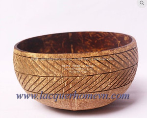 Cuencos ecológicos y seguros para comida, cuencos de coco lacados de Vietnam - Product Image 1