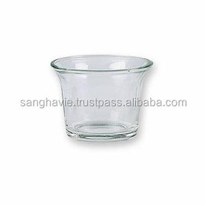 Bougie chauffe-plat en métal élégante décoration de la maison de Noël bougeoirs votifs matériau en verre - Product Image 3
