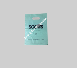 HDPE die cut plastic carry bags made in Vietnam - Product Image 2