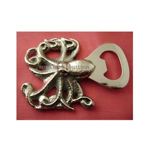 ชุดรูปแบบทางทะเลสมอเรือสมอเรือโลหะที่เปิดขวดแต่งงานแบบกำหนดเองได้ที่เปิดขวดเบียร์ชุบนิกเกิล - Product Image 3