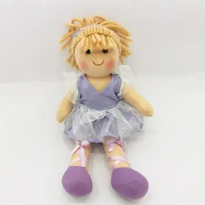 princess ballerina doll high quality stuffed plush beautiful ballet girl doll toy