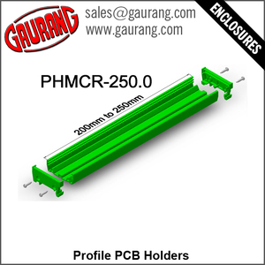ผู้ถือ PCB พลาสติก ABS ที่มีการเชื่อมต่อ DIN สำหรับอุปกรณ์อิเล็กทรอนิกส์และเครื่องมือ Enclosure - Product Image 2