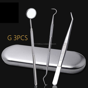Juego Dental de acero inoxidable para dentistas, herramienta de pinzas de sonda de limpieza Oral - Product Image 4