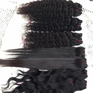 Cabello humano sin procesar de un solo donante, cierre de encaje, cutícula alineada, sin vapor, productos químicos, estilo ondulado, extensiones de cabello humano - Product Image 4