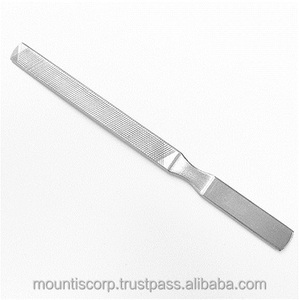 Lima de uñas gruesa de doble cara, herramienta de manicura de Metal de acero inoxidable para pedicura, maquillaje - Product Image 2