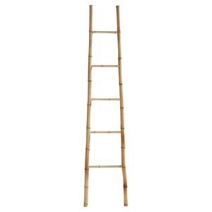 Ensemble porte-serviettes en bambou tissé fait à la main Mini échelle en bambou naturel décoratif standard au Vietnam - Product Image 1