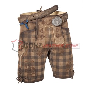 Short bavarois unisexe allemand Trachtenlederhose pour Costumes Oktoberfest Motif imprimé Plus Size Caractéristiques OEM Supply - Product Image 1