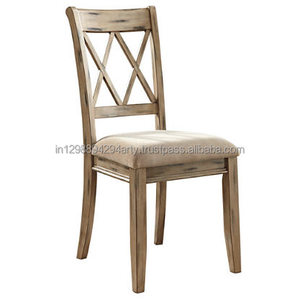 เก้าอี้รับประทานอาหารทำจากไม้มะม่วงแข็งดูหรูหราในโรงแรมร้านอาหารคาเฟ่เฟอร์นิเจอร์หุ้มเบาะ - Product Image 1