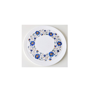 หินอ่อนฝัง Lapis Lauzuli ศิลปะการทำงานแผ่นที่สวยงาม - Product Image 1