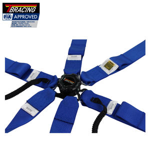Ceinture de sécurité automobile TBRACING certifiée FIA, fabriquée à Taïwan, en polyester haute résistance, harnais de sécurité à 6 points, SPORT PLUS 2 pouces - Product Image 4