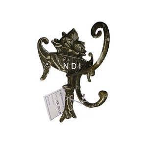 Aluminium Metal Leaf Design Powder Coated Coat Hanging <b>Wall</b> Hook Self Adhesive Home Kitchen Decoration <b>Towel</b> Hanging <b>Wall</b> Hooks - Product Image 6