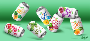 Jugo de Guanábana en Lata de 330 ml de la Marca Rita, Jugo de Frutas, Jugo de Verduras de Marca Privada del Fabricante - Product Image 2