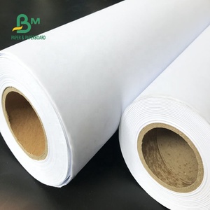 42gsm to 80gsm Inkjet 25kg/ <strong>Roll</strong> White <strong>Plotter</strong> <strong>Paper</strong> <strong>Roll</strong> for <strong>Textile</strong> Factory - Product Image 2