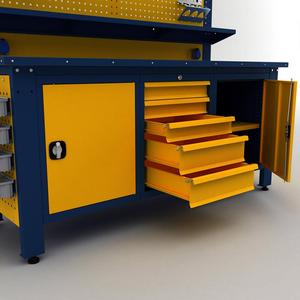 <b>Working</b> Station <b>for</b> Industrial Usage with Wooden <b>Table</b> - Product Image 2