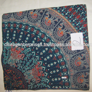 100% Cotton Bohemian Indian Handmade Yoga Mat Wall Hanging <b>Red</b> Mandala Tapestry Throw Floral Pattern for Ethnic Beach Hotel Use - Product Image 3