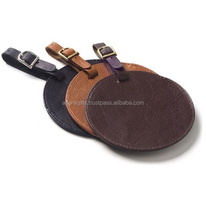 ADORA ADAPLT-0110 Petites étiquettes à bagages en cuir PU de haute qualité, durables et mignonnes pour sacs et bagages d'aéroport - Product Image 1