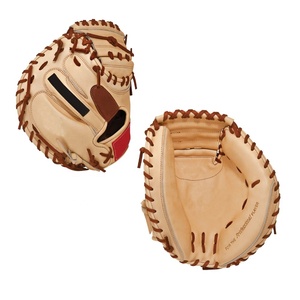 Guantes de béisbol gruesos de cuero PU para adultos y niños-Logotipo personalizado de color personalizado ligero para entrenamiento deportivo y Bates de Softbol - Product Image 2