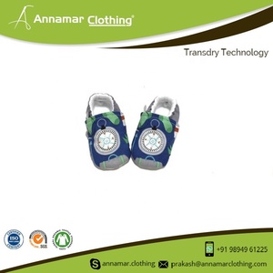 Chaussons pour bébé en tissu 100% coton, pantoufles pour nouveau-né, certifié CPSC, prix d'usine, vente en gros - Product Image 2