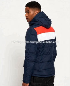 Nouvelle veste matelassée d'hiver à la mode pour hommes manteau long et épais en coton avec col en fourrure décontracté imperméable tricoté de grande taille - Product Image 2