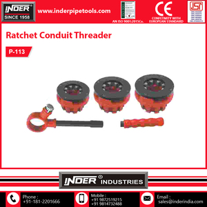 Precio al por mayor, enhebrador de trinquete de conducto, enhebrador de tuberías de alta resistencia, máquina enhebradora de tuberías - Product Image 2