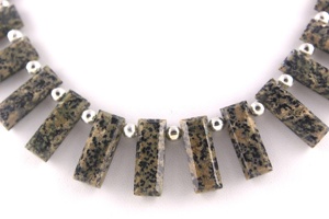 Jaspe naturel à facettes en forme de Rectangle, perles de Briolette de bonne qualité, 1 brin, fabrication de bijoux faits à la main - Product Image 6