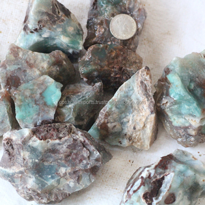 หิน aquaprase ดิบสีเขียวผสมสีธรรมชาติสำหรับทำเครื่องประดับได้รับการรับรองจากบุคคลที่สามจากเหมืองโดยตรง - Product Image 2