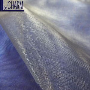 LCGV Taiwan 100% Nylon tissé uni léger mariage décoratif drapé cristal organza rideau tissu - Product Image 5