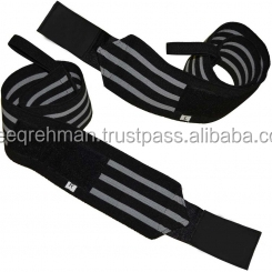 Muñequeras Deportivas GAF de Alta Calidad Antideslizantes de Algodón/Nailon para Levantamiento de Pesas con Cierre de Gancho y Bucle, Color y Logotipo Personalizables, Unisex - Product Image 5