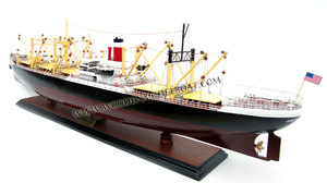Modèle de navire tanker SS AMERICAN SCOUT C2 - Modèle de navire en bois - Product Image 3
