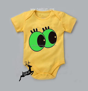Venta al por mayor de punto Unisex OEM recién nacido Niño ropa infantil algodón orgánico estampado de flores mono manga corta alta calidad chico - Product Image 4