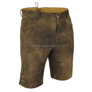 Short Lederhosen mi-long personnalisé grande taille unisexe Oktoberfest bavarois imprimé brodé anti-rides pour homme - Product Image 1