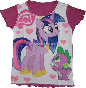 Girls Fancy Printed T-Shirt Flare Sleeve Pocket Tirupur OEM Trendy Kids Clothing Bulk Manufacturer India - Product Image 2