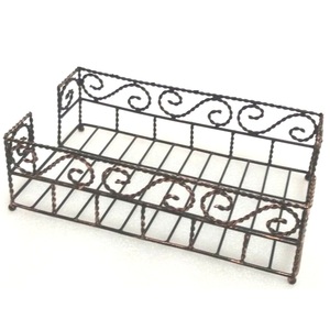 Vente en gros de porte-serviettes de restaurant Nouveau design de porte-papier de table en métal et laiton grillagé Boîtes à mouchoirs - Product Image 5