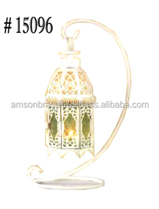 COLORFUL GLASS CHRISTMAS STAR GLASS CANDLE <b>LANTERN</b> - Product Image 5