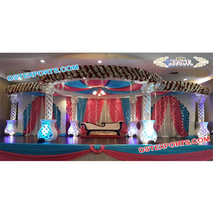 Conjunto de Mandap DE BODA especial, decoración de Estados Unidos, el último fabricante de Mandap DE BODA indio, configuración para la venta - Product Image 1