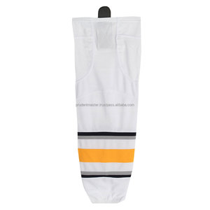 Chaussettes de hockey personnalisées de nouvelle marque, chaussettes à rayures réversibles et bon marché, vente en gros - Product Image 2